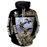 Maxcorners Goose Hunting Customize Name 3D Shirts