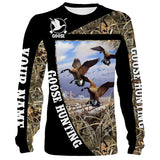 Maxcorners Goose Hunting Customize Name 3D Shirts