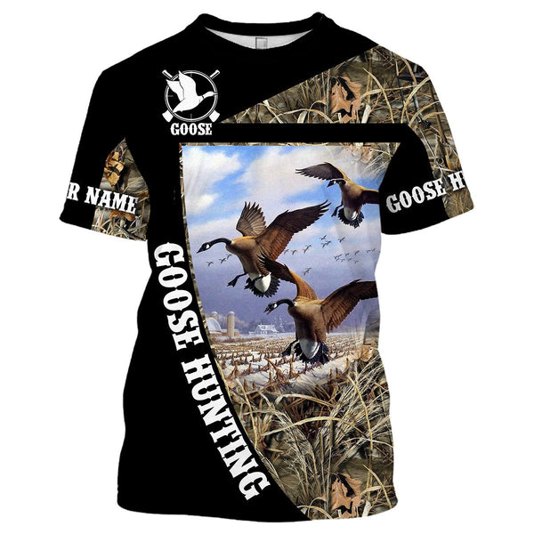 Maxcorners Goose Hunting Customize Name 3D Shirts