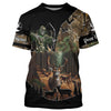 Maxcorners Deer Hunting Gripm Reaper Camouflage Custom Name all over print Shirts, Deer Hunting Gifts Shirt LM2608