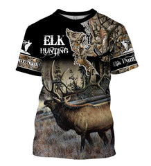 Maxcorners Custom Name Best Elk Hunting 3D All Over Printed Clothes