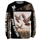 Maxcorners Dove Hunting Camo Custom Name All Over Printed Shirts, Gift For Hunters