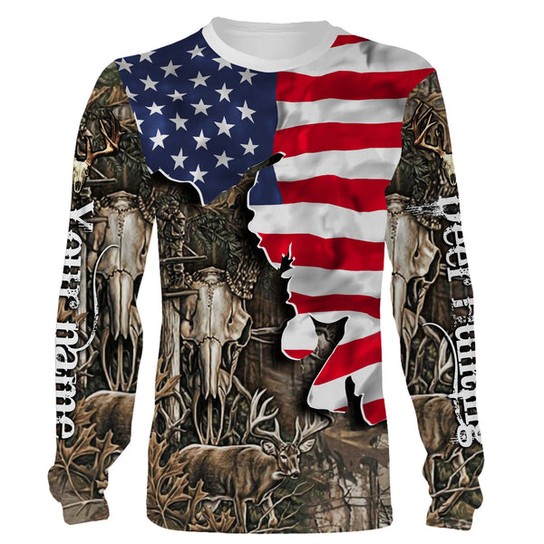 Maxcorners Deer Hunting Customize Name 3D Shirts