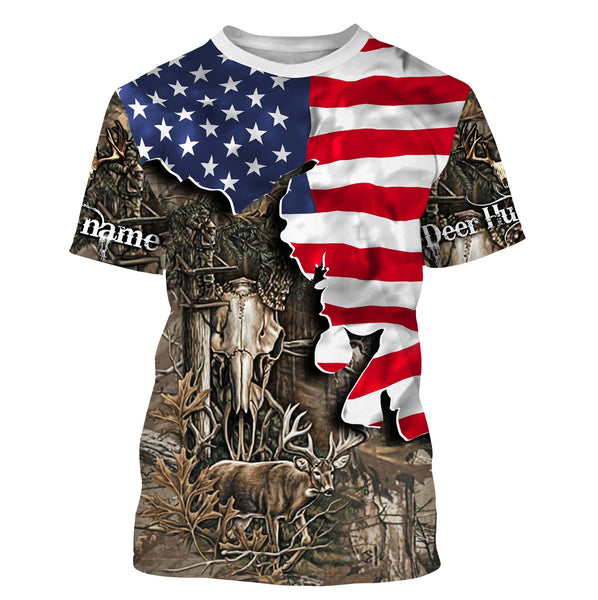 Maxcorners Deer Hunting Customize Name 3D Shirts