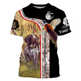 Maxcorners Pheasant Hunting Dog German Shorthaired Customize Name 3D Shirts