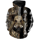 Maxcorners Boar Hunting Customize Name 3D Shirts