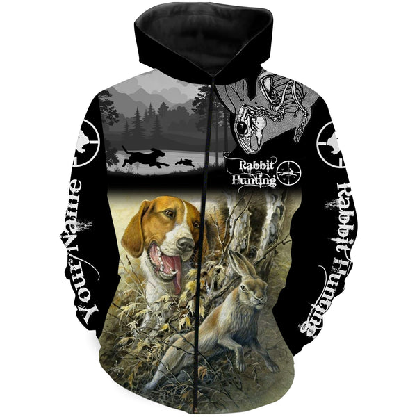 Maxcorners Rabbit Hunting Customize Name 3D Shirts