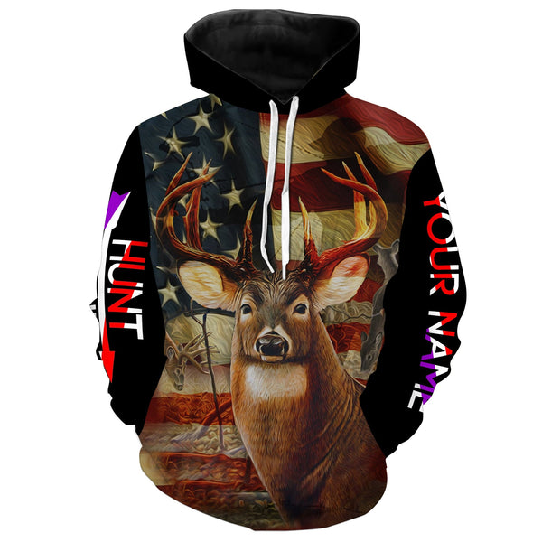 Maxcorners Deer Hunting Customize Name 3D Shirts