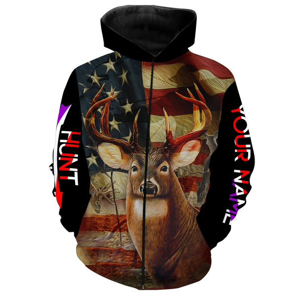 Maxcorners Deer Hunting Customize Name 3D Shirts