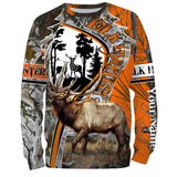 Maxcorners Custom Name Elk Hunting Shirt 3D All Over Printed Clothes