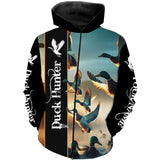 Maxcorners Duck Hunting  Custom Name Shirt 3D All Over Printed Clothes