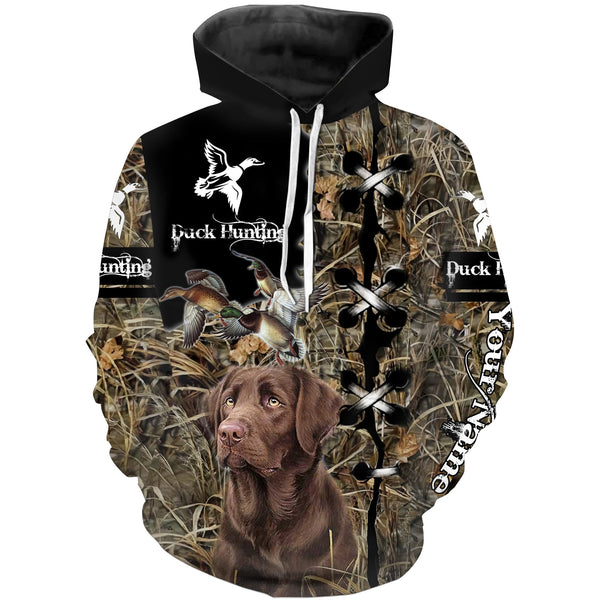 Maxcorners Duck Hunting Customize Name 3D Shirts