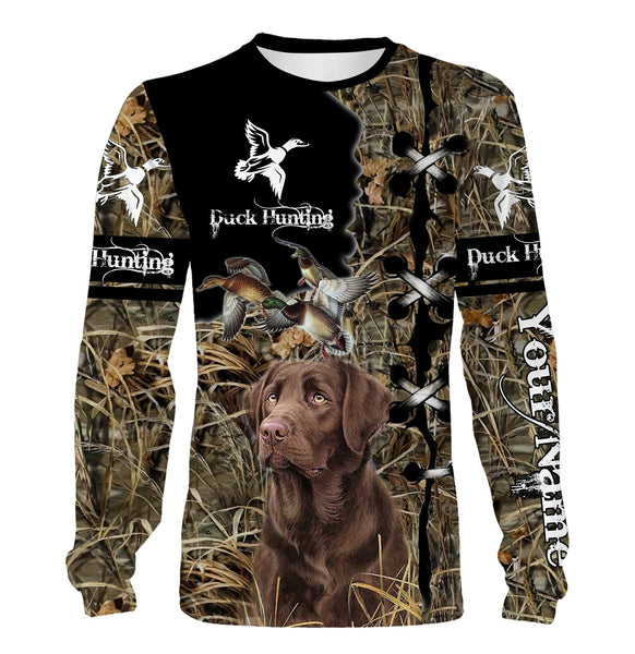 Maxcorners Duck Hunting Customize Name 3D Shirts