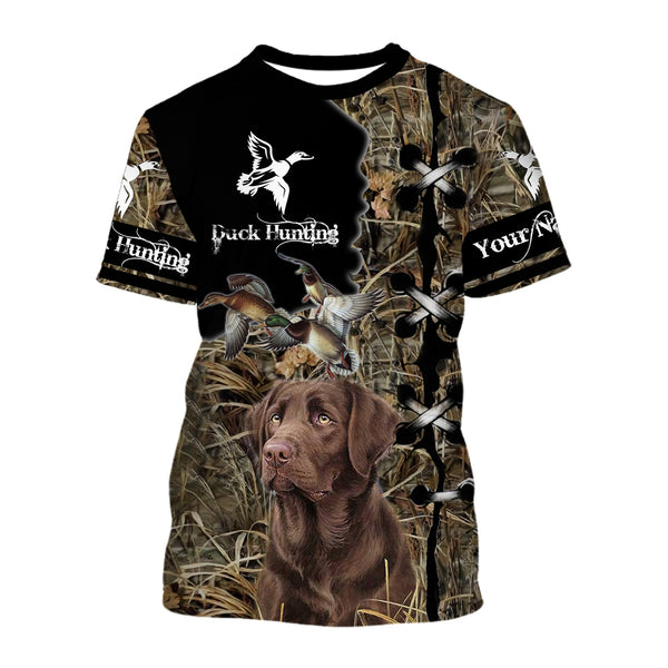 Maxcorners Duck Hunting Customize Name 3D Shirts