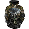 Maxcorners Deer Hunting Grim Reaper Camouflage Shirts for Deer Hunters, Personalized Hunting Shirts LM2608