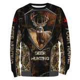 Maxcorners Best Deer Hunting Camouflage Custom Name Shirt 3D All Over Printed Clothes