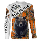 Maxcorners Bear Hunting Camouflage Custom Name All Over Print Shirts, Bear Hunting Shirt, Gift For Hunter