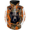 Maxcorners Bear Hunting Orange Camouflage Custom Name All Over Print Shirts, Bear Hunting Shirt, Gift For Hunter