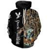 Maxcorners Duck Hunting Waterfowl Camo Custom Name Shirts for Men and Kid, Personalized Duck hunters gifts LM2608