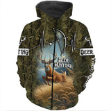 Maxcorners Best Deer Hunting Camouflage Custom Name Shirts For Hunter, Deer Hunting Gifts