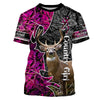 Maxcorners Custom Name Country Girl Deer Hunting 3D All Over Printed Clothes