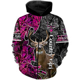 Maxcorners Country Girl Deer Hunting Customize Name 3D Shirts