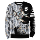 Maxcorners Snow Goose Hunting Camo Customize Name 3D All Over Print Shirts, Hoodie, Long Sleeve