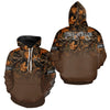 Maxcorners Personalized Brown Deer Hunting Camo Full Printing Shirts, Best Hunting Gifts LM2608