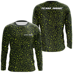 Maxcorners Fishing Shirt Long Sleeve, Patrick Day Fishing Jersey Personalized Name, Team Name LM2901