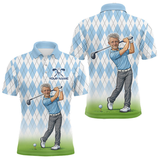 Maxcorners Purple Flamingo Tropical Pattern Golf Polo Shirt Custom Golf Shirts For Mens