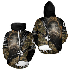 Maxcorners Wild Boar Hunting Shirt Best Design For Hunting Season Beautiful Hunting Clothes For Hunters LM1109