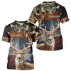 Maxcorners Whitetail Deer Hunting Shirt With Camouflage And Full 3D Print For Texas Deer Hunting Season LM2608