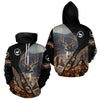 Maxcorners Whitetail Deer Hunting Shirt With Autumn Leaves Camo Pattern For Fall Season Hunters LM2608