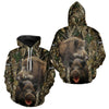 Maxcorners Camouflage Hunting Animals Wild Boar 3D All Over Printed Shirt – Custom Name & Hunting Gift  LM1109