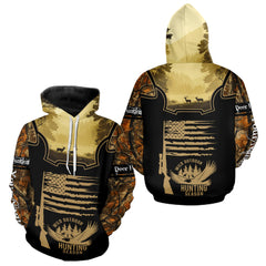 Maxcorners Custom Deer Hunting Season Camo Shirt for Men, Hunting Apparel for Deer Hunters, Hunting Gifts LM1109