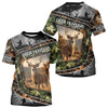 Maxcorners Deer Hunting Custom Name Camo Shirts - Personalized Hunting Clothes for Deer Hunting Seaso LM2608