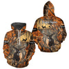 Maxcorners Fall Season Orange Camo Whitetail Deer Hunting Shirt - Hunting Clothes for Men, Deer Hunting Gift LM2608