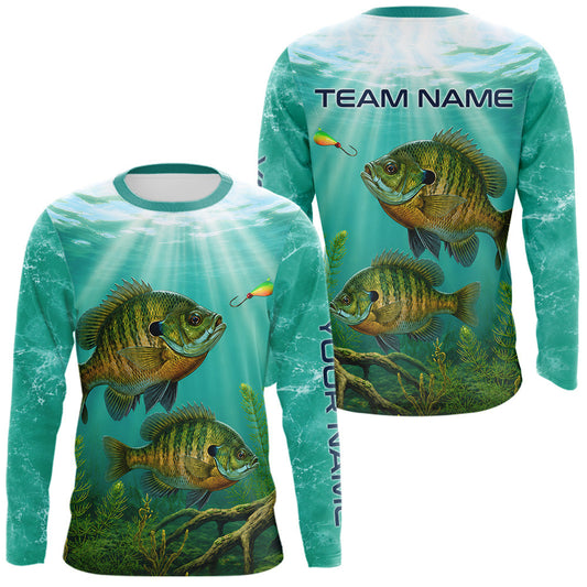 Maxcorners Custom Bluegill Fishing Jerseys, Bluegill Long Sleeve Tournament Fishing Shirt For Team LM2306