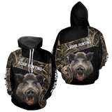 Maxcorners Custom Wild Boar Hunting Camo 3D Shirts, Boar Hunting Gifts, Boar Hunting Shirts for Hunter LM2509
