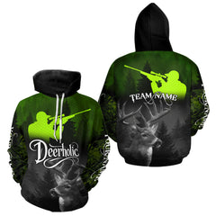 Maxcorners Best Deer Hunting Shirt with US Flag Deer Camo for Hunters, Perfect Hunter Gifts  LM0409