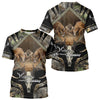Maxcorners Personalized Mule Deer Hunting Forest Camo 3D All Over Printed Shirts, Best Deer Hunting Gifts for Men LM2608