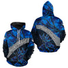 Maxcorners Best Deer Hunting Blue Camo Custom Name 3D Printing Shirts, Hunting Gifts for Men LM2608