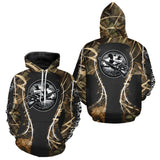 Maxcorners Personalized Duck Hunting Grass Camouflage All Over Printing Shirts, Duck Hunting Clothing, Hunting Gifts LM2110