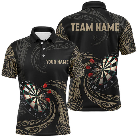 Personalized Roll Tribal Men Darts Polo Shirts
