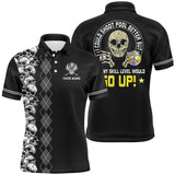 Maxcorners Personalized Skull 8 Ball 9 Ball Billiard Polo Shirts