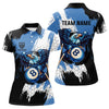 Maxcorners Personalized Black Blue Eagle 8 Ball Billiard 3D Shirts For Men Custom 8 Ball Pool Team Jersey