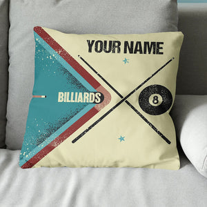 Personalized Billiard 8 Ball Pillow Custom Pillow Gifts For Pool Players