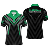 Maxcorners Personalized Billiard Blackball True To The Game Green Polo Shirts