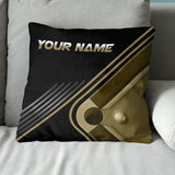 Personalized Yellow Table Billiards Pillow Custom Gifts For Pool Players