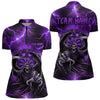 Maxcorners Personalized Purple Death Skeleton Custom Thunder Lightning Men Dart Shirts, 3D Darts Team Jerseys